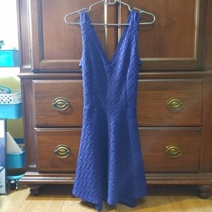 Blue cocktail dress